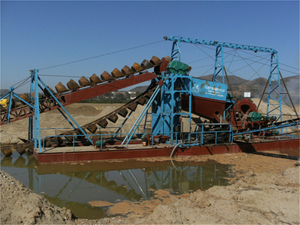 金砂石矿用挖泥船链斗挖泥船大容量质量保证